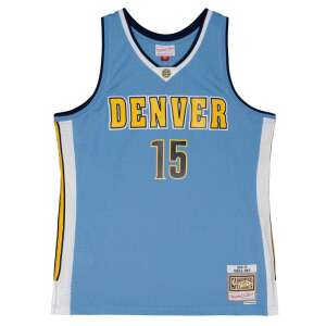 Mitchell & Ness Denver Nuggets Nikola Jokic Swingman Trikot in Blau, mit dem Teamnamen und der Nummer 15 - Mitchell & Ness