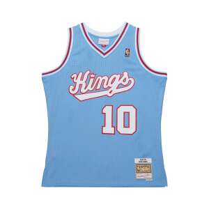 Mitchell & Ness Hardwood Classics NBA Sacramento Kings 2004-05 Mike Bibby Swingman Jersey, Blue, XXL - Basketball Jersey