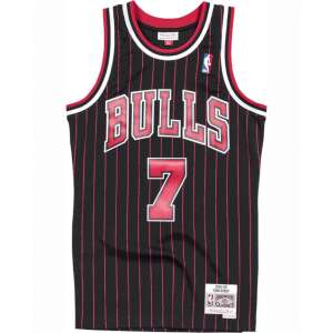 Mitchell & Ness Chicago Bulls Toni Kukoc 1995-96 Swingman 2.0 Jersey Negru Mărime S Vizualizare din față - Tricouri de baschet