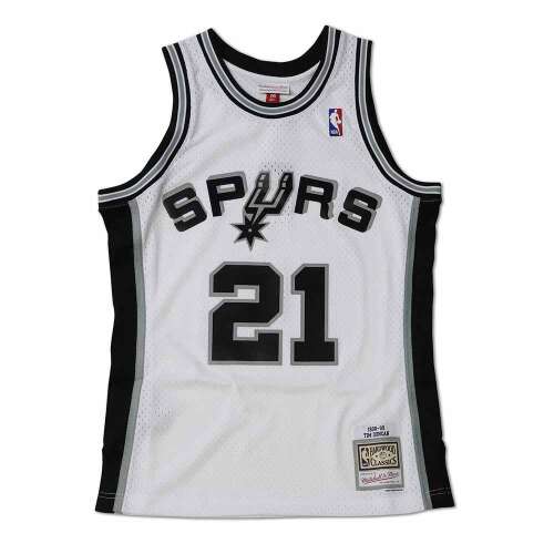 Mitchell & Ness San Antonio Spurs Tim Duncan 1998-99 Swingman mez, Fehér, XXL méret