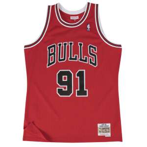 MITCHELL & NESS NBA CHICAGO BULLS DENNIS RODMAN SWINGMAN JERSEY kosárlabda mez Piros L 105247512 - Kosárlabda mez