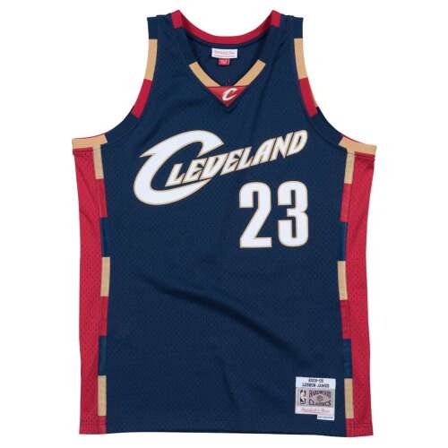 Mitchell & Ness Cleveland Cavaliers LeBron James 2008-09 #23 Swingman mez, Kék, 4XL