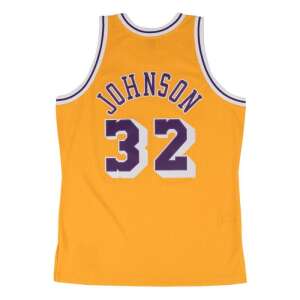 Mitchell & Ness Los Angeles Lakers Magic Johnson #32 Swingman 2.0 Jersey, Yellow, Size XXL - Basketball Jersey