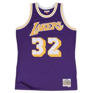 Mitchell & Ness Los Angeles Lakers Magic Johnson #32 Mens Swingman Jersey Purple - Basketball Jersey