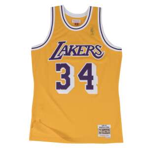 Mitchell & Ness Los Angeles Lakers Shaquille O'Neal 1996-97 Swingman 2.0 Jersey, Vorderansicht - Basketball