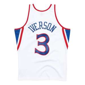 Mitchell & Ness Philadelphia 76ers Allen Iverson 96-97' #03 Swingman 2.0 Jersey, white, back view - Mitchell & Ness