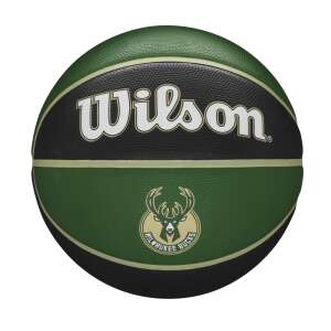 Wilson NBA Team Tribute Milwaukee Bucks Kosárlabda, Zöld és Fekete - Kosárlabda