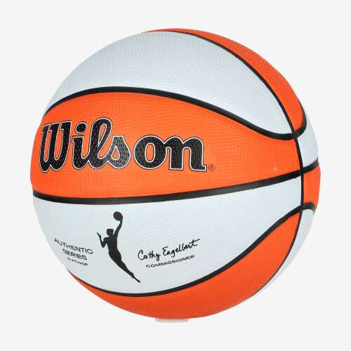 Baschet Wilson WNBA Authentic Series pentru exterior, mărime 6, portocaliu și alb