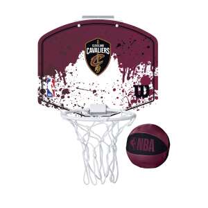 Wilson NBA Team Mini Hoop Cleveland Cavaliers Basketball Backboard, Burgundy - Wilson Basketball, Hoop, and Equipment