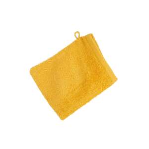 Mustársárga mosdókesztyű, Eurofirany márka, 16x21 cm, 400 g/m2, 100% pamut - Baba Fürdetés & Ápolás
