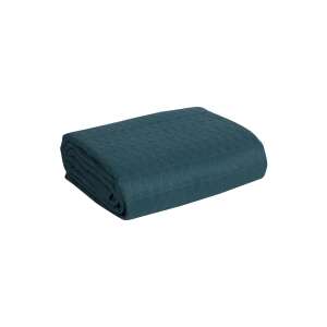 Boni3 mikroszálas ágytakaró sötét türkiz színben, 200x220 cm - Lakberendezés