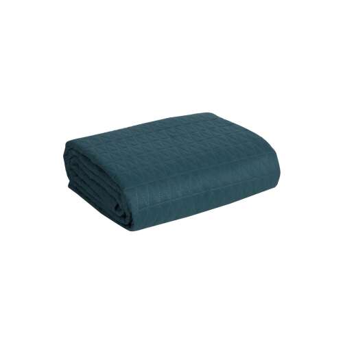 Boni3 mikroszálas ágytakaró sötét türkiz színben, 200x220 cm