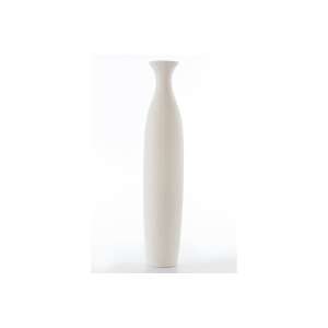 Riso2 kerámia váza krémszín, 13x13x63 cm - Váza