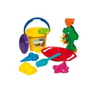 9 részes homokozó szett vödörrel, lapáttal, formákkal és delfines játékkal - Homokozó játék