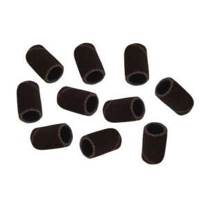 10 darabos durva csiszoló gyűrű körömfúróhoz, 60-as szemcseméret - Pedikűr csiszolófej