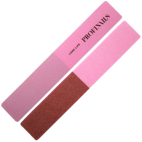 ProfiNails Long Life 4-way körömreszelö, rózsaszín, gránát, szívészívészívé, 100/180/240/320 szemcsézet