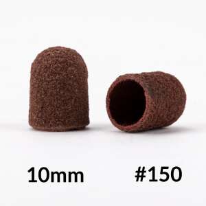 AlleMed Pedikűr csiszolósapka, 10mm, #150 szemcseszám, barna, 2 db - Pedikűr csiszolófej
