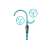 Gardena combisystem fruit picker hook, blue, with instructions