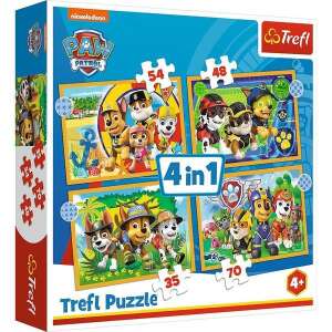 Mancs Őrjárat: Holiday 4 az 1-ben puzzle - Trefl 58089406 Puzzle - Mancs őrjárat