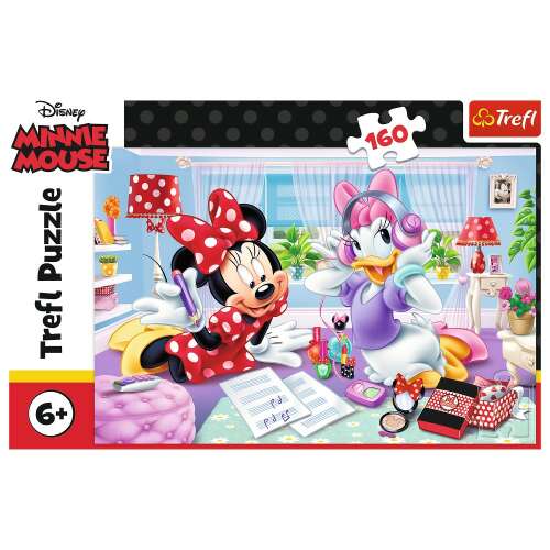 Trefl Minnie Mouse 160 Piece Puzzle featuring Minnie and Daisy Duck