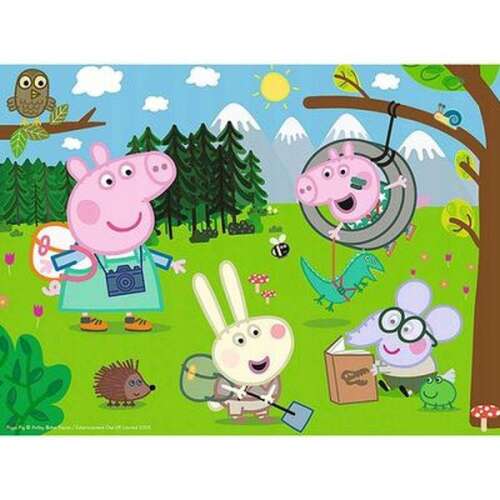 Peppa malac puzzle, 30 darabos, Trefl, az erdő felfedezése