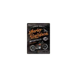 Nostalgic Art fém tábla Harley Davidson motorral - Nostalgic-Art