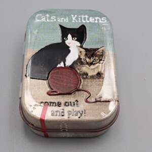 Nostalgic Art macskás fém doboz menta cukorkával - Nostalgic-Art