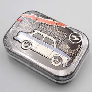 Nostalgic Art Trabant menta doboz kék-fehér Trabant autó mintával - Nostalgic-Art