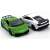 Zöld és fehér Lamborghini Gallardo LP 570-4 26 RMZ City öntött fém modell autók