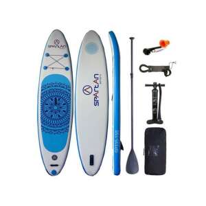 Spartan SP320-165 SUP Stand Up Paddle Board Set mit blauem Mandala-Design - SUP & Paddleboard