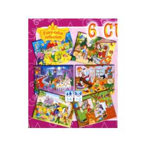 6 kockás mesekönyv kirakós játék gyerekeknek, Disney hercegnőkkel, mint Hamupipőke, Ariel és Hófehérke - Baba puzzle
