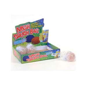 Minge de stres din plasă, minge de stres, jucărie moale, jucărie fidget, jucărie senzorială, ameliorarea anxietății, minge de stoarcere, colorată, distractivă, pentru copii, pentru adulți - Minge antistres