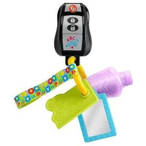 Fisher-Price Râde și Învață Joacă și Mergi Chei de Activitate, jucărie pentru bebeluși cu design de cheie de mașină, include diverse texturi și sunete, perfectă pentru dezvoltarea senzorială - Fisher Price Jocuri si jucării educative