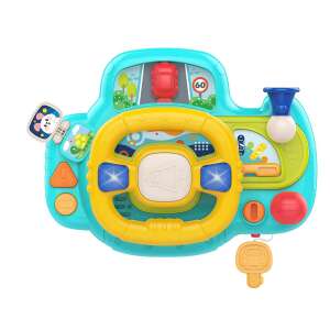 Volan multifuncțional Happy World cu efecte de lumină și sunet, simulare interactivă de condus pentru copii mici - Premergatoare, Premergatoare și Jocuri de dezvoltare pentru copii mici