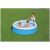 Children playing in Bestway inflatable kiddie pool with parent