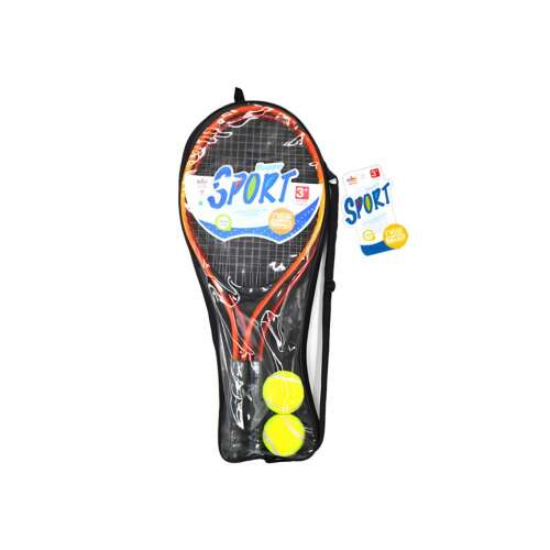 Teniszüto szett 2 db labdával táskában 52cm