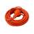 Orange 20 meter extension cord with swing plug