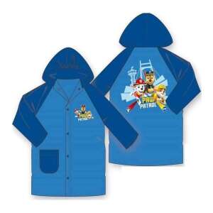 Blauer Nickelodeon Paw Patrol Regenmantel für Kinder, mit Paw Patrol Design auf der Rückseite und einem kleinen Paw Patrol Logo auf der Vorderseite - Nickelodeon