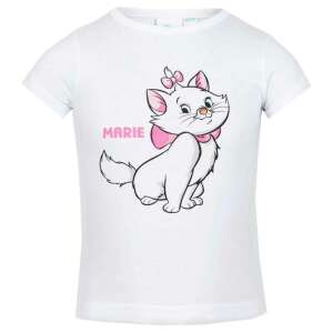 Детска тениска Disney Marie Cat, бяла памучна тениска - Мода и обличане