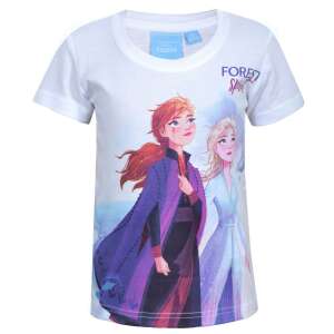 Tricou alb Disney Frozen Forest Spirit Elsa și Anna pentru fete - Bebeluși și copii mici