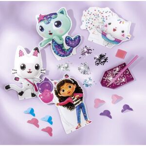 Totum Gabby's Dollhouse set za dijamantno slikanje - nedovršeni likovi i alati - Komplet za umjetnost i obrt