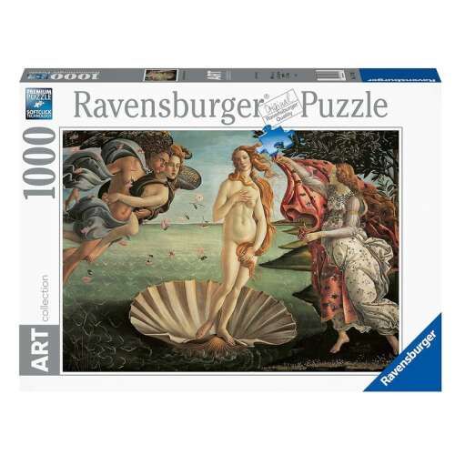 Ravensburger 1000-dielna skladačka s obrazom Botticelliho Zrodenie Venuše