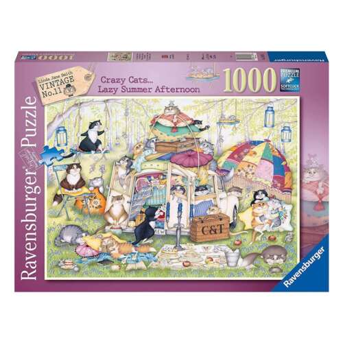 Puzzle 1000 kom - Ludilo mačaka 99628601