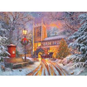 Ravensburger Puzzle mit 500 Teilen, leuchtendes Weihnachtsmotiv, Bild des fertigen Puzzles - Ravensburger Puzzle