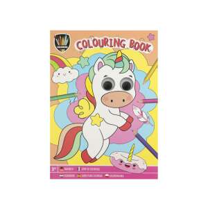 Maľovacia kniha s pohyblivými očami, jednorožec, 20 strán - Grafix