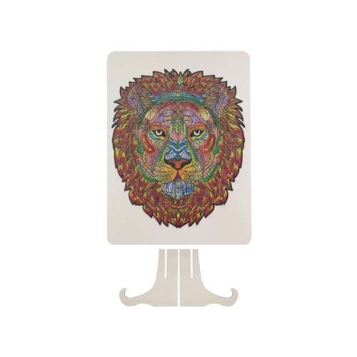 Moxy Puzzle din lemn 140 de piese Leu, asamblat cu stand