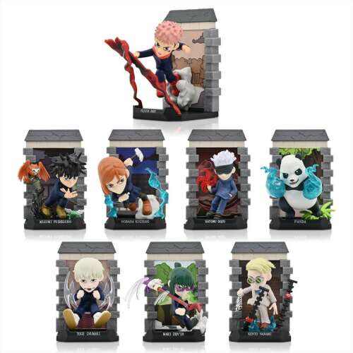 Jujutsu Kaisen Mystery Capsule blind box, 8 different characters to collect, anime figurines