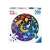 Okrągła układanka Circle of Colors 500 elementów, Dreams, Ravensburger, przedstawiająca kolorowe nocne niebo z zwierzętami i gwiazdami