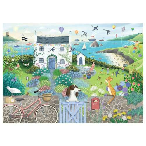 Puzzle 1000 elementów - Przybrzeżny Domek, Ravensburger