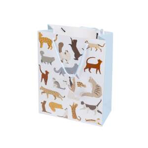 Подаръчна торбичка с щампа с котки, 26x12x33 cm - Nonbrand Подаръчни торбички